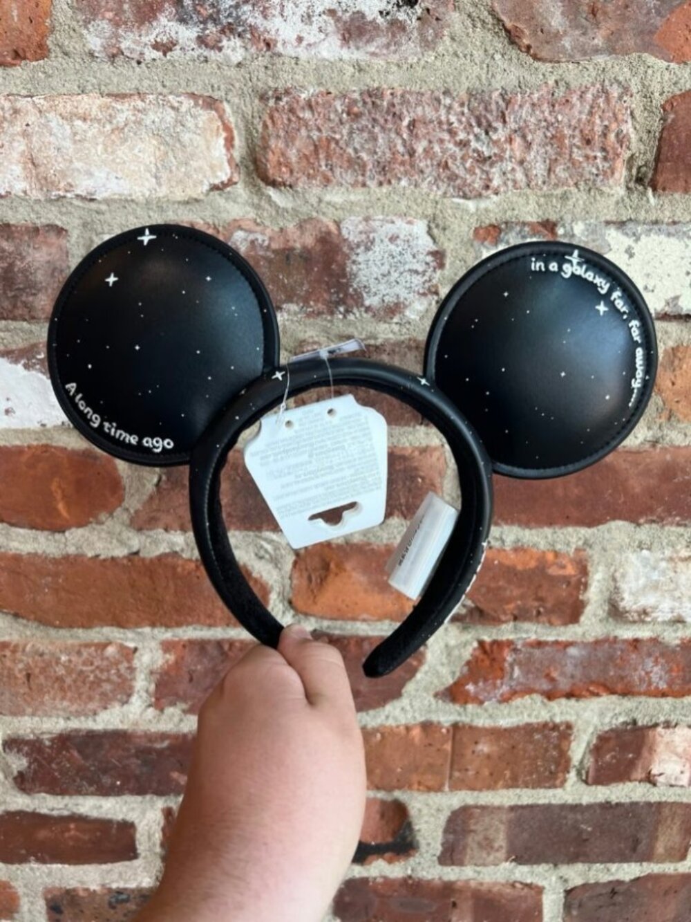 Disney Parks 2026 Star Wars "In A Galaxy Far Far Away" Ears Headband NEW